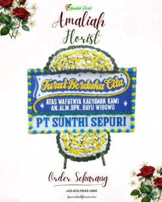 Papan Bunga Duka di Passue