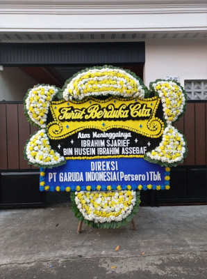 Papan Bunga Duka di Passue